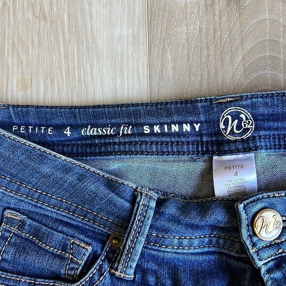 Westport Classic Fit Skinny Jeans Pants Size 4 Petite 4P - Picture 5 of 5